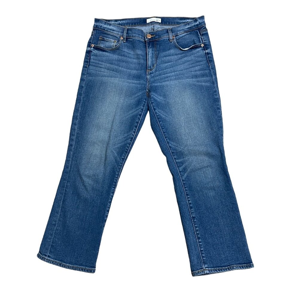 LOFT Women's Classic Blue Cropped Jeans